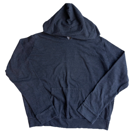 Monrow Womens Size Medium Pullover Hoody Soft Charcoal Gray Kangaroo Pocket - Picture 1 of 5